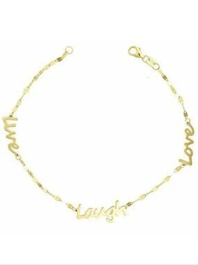Brilliance Ladies Bracelet, 10 k Yellow Gold, 7.5 in